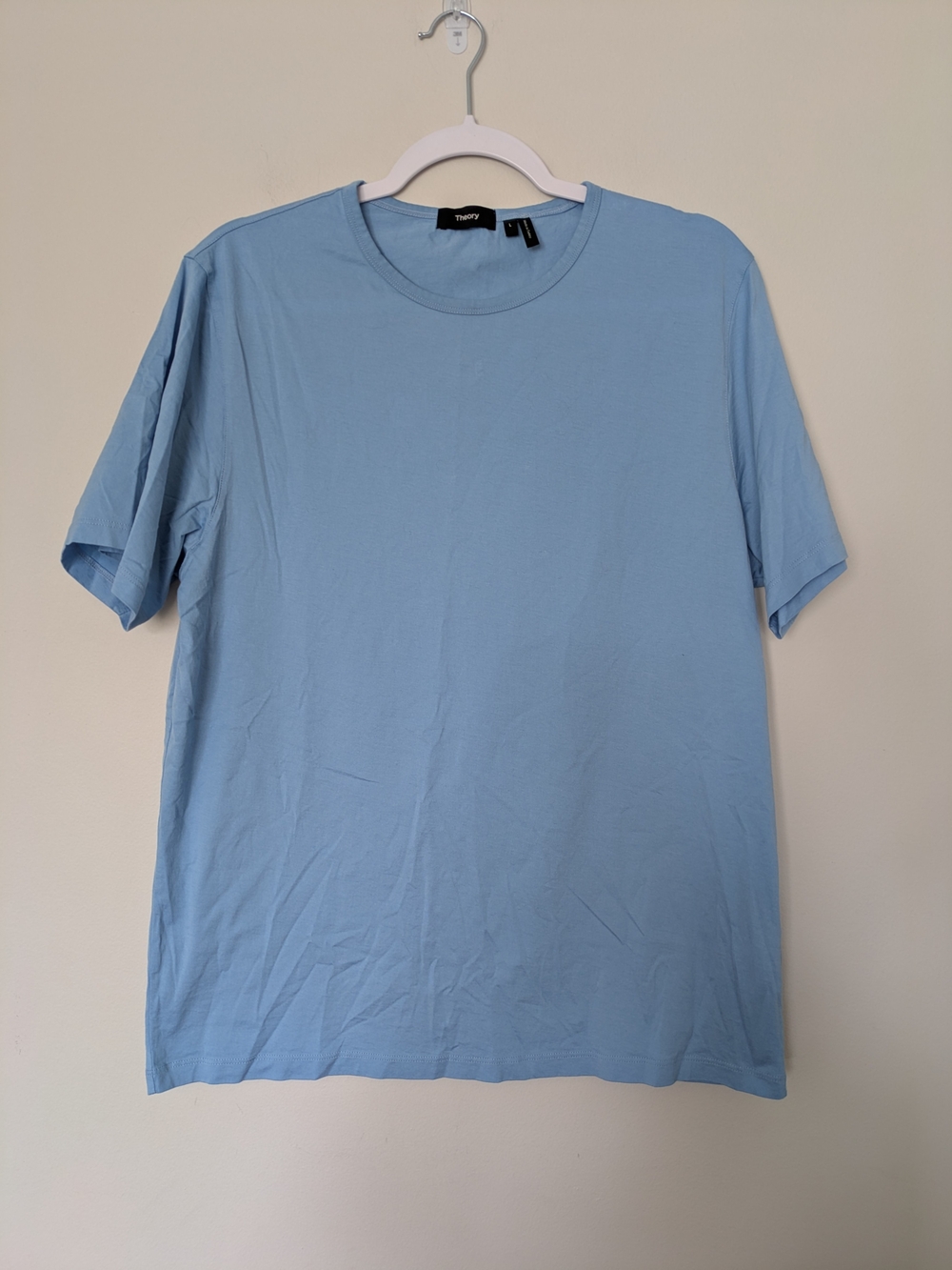 Theory Men’s Blue Short Sleeve Crew Tee Sz L